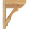 Ekena Millwork Balboa Slat Rough Sawn Outlooker, Western Red Cedar, 8"W x 18"D x 22"H OUT08X18X22BOA06RWR - alternate 3